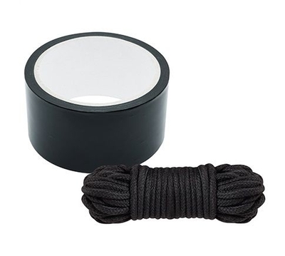 Комплект для связывания Bondx Bondage Ribbon Love Rope Black - фото, цены