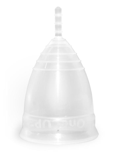 Прозрачная менструальная чаша OneCUP Classic - размер L - фото, цены