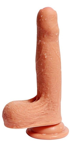Телесный фаллоимитатор-реалистик Azazels Penis на присоске - 17 см. - фото, цены