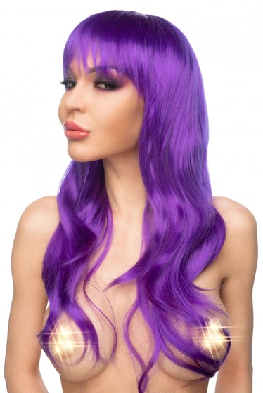 Фиолетовый парик Азэми - фото, цены