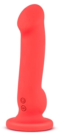 Красный перезаряжаемый вибратор Vibe 03 - 18,5 см. - фото, цены