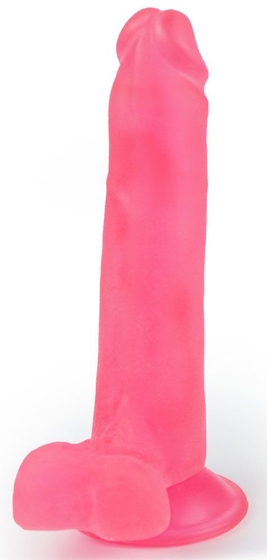 Розовый фаллоимитатор-реалистик на присоске - 16,5 см. - фото, цены