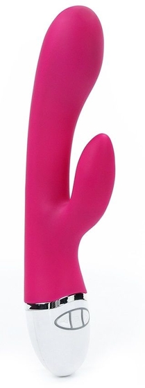 Розовый вибратор-кролик Dreamer Rechargeable Vibrator - 21 см. - фото, цены