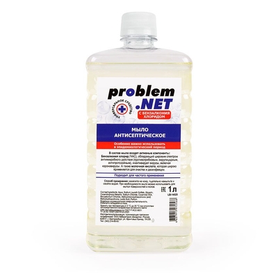 Антисептическое жидкое мыло Problem.net - 1 л. - фото, цены