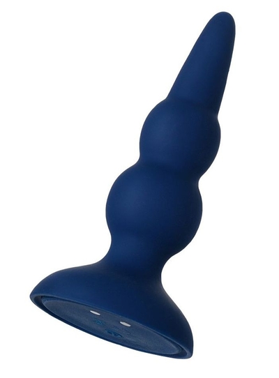 Синяя анальная вибровтулка OPlay Prime - 12 см. - фото, цены