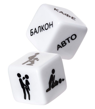 Набор игральных кубиков Eromantica «Грани любви» - фото, цены