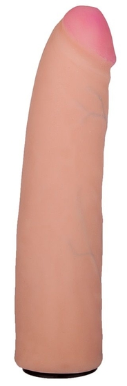 Насадка-фаллоимитатор на кожаных трусиках Harness Ultra Realistic 7 - 18 см. - фото, цены