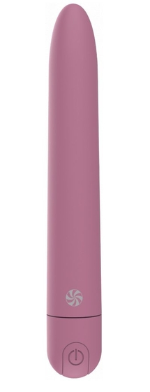 Розовый перезаряжаемый вибратор Haze - 18 см. - фото, цены