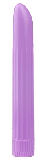 Фиолетовый многоскоростной вибромассажер Lady Finger - 16 см. - фото, цены