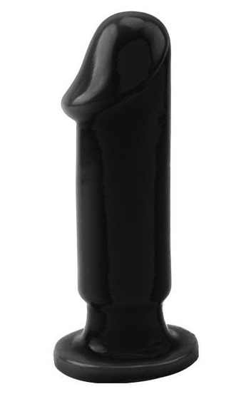 Черная анальная пробка Anal Trainer M - 12,5 см. - фото, цены