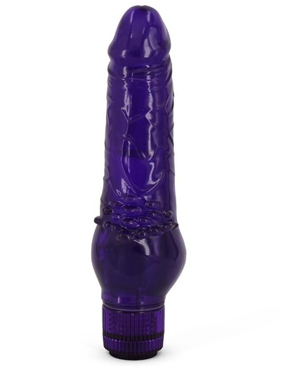 Фиолетовый водонепроницаемый вибратор Bijou Savvy - 17,5 см. - фото, цены