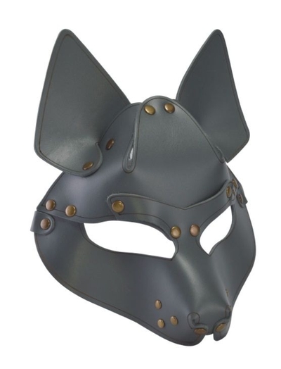 Серая маска Wolf с клепками - фото, цены