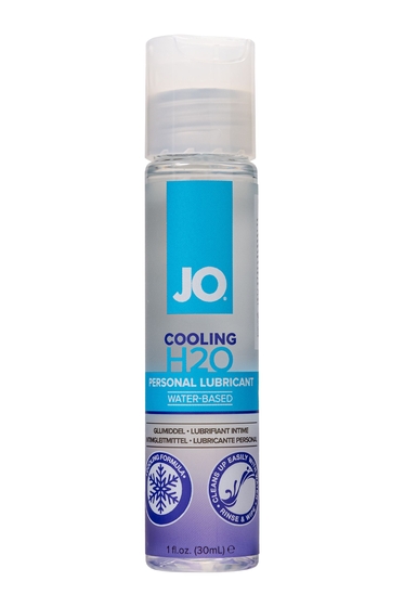 Охлаждающий лубрикант на водной основе Jo Personal Lubricant H2o Cooling - 30 мл. - фото, цены