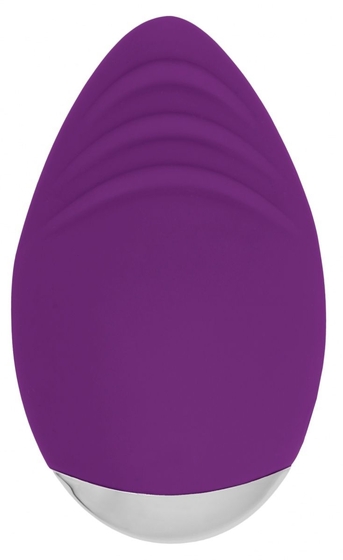 Фиолетовый клиторальный стимулятор Nanci - 10,5 см. - фото, цены