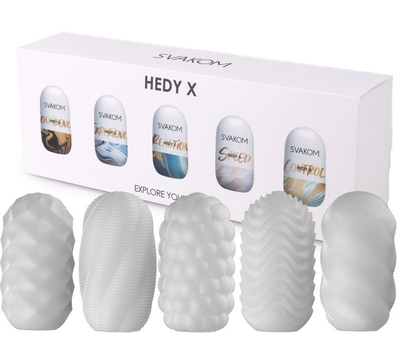 Набор из 5 мастурбаторов Hedy X5 Mixed - фото, цены