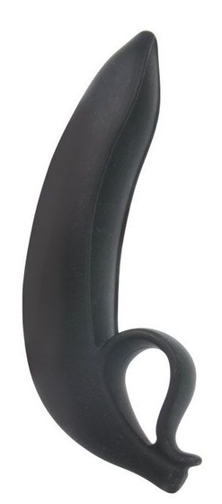 Черный анальный стимулятор Anal Banana - 16 см. - фото, цены