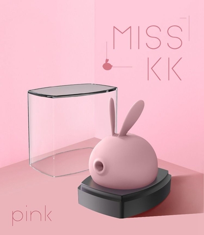 Розовый вакуумный стимулятор клитора Miss Kk - фото, цены