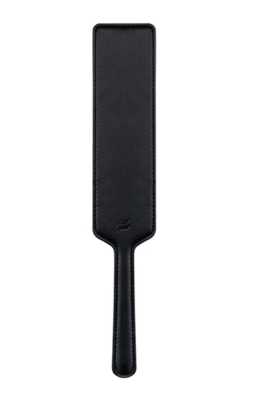 Чёрная шлёпалка с логотипом Obsessive - 22 см. - фото, цены