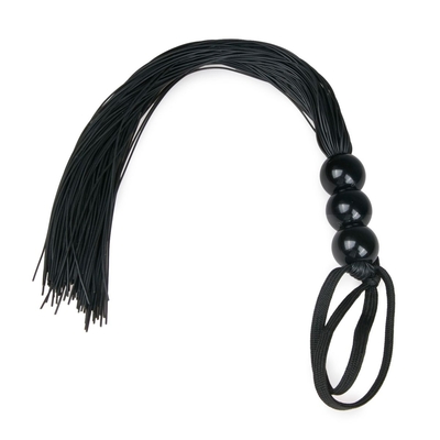 Черная силиконовая плеть Silicone Whip - 32 см. - фото, цены