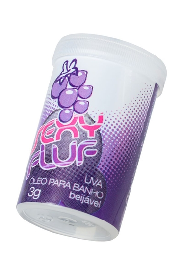 Масло для ванны и массажа Sexy Fluf с ароматом винограда - 2 капсулы (3 гр.) - фото, цены