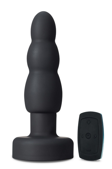 Черный анальный вибратор Propel Plug - 14,6 см. - фото, цены