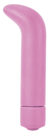 Розовый вибратор The Gee - 10,5 см. - фото, цены