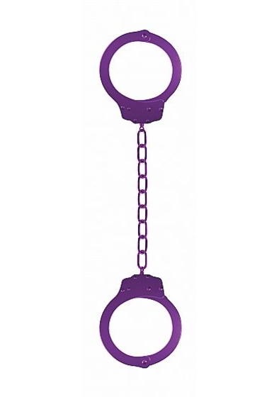 Металлические фиолетовые оковы Pleasure Legcuffs - фото, цены