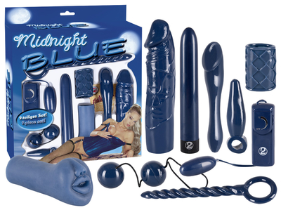 Эротический набор Midnight Blue Set - фото, цены