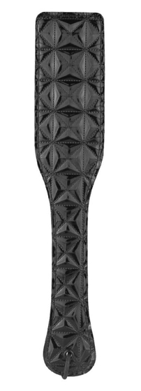 Чёрный пэддл с геометрическим узором - 32 см. - фото, цены