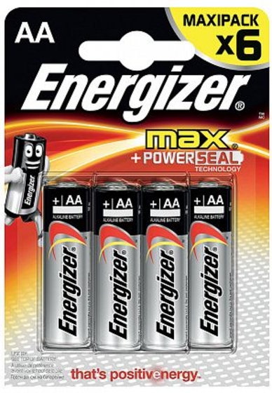 Батарейки Energizer Max E91/aa 1,5v - 6 шт. - фото, цены