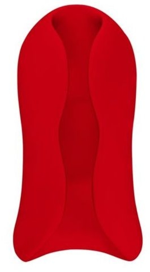 Красный вибромастурбатор Vibrating Stroker - фото, цены