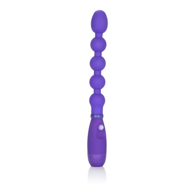 Фиолетовый анальный стимулятор с вибрацией Booty Call Booty Bender - 17,8 см. - фото, цены