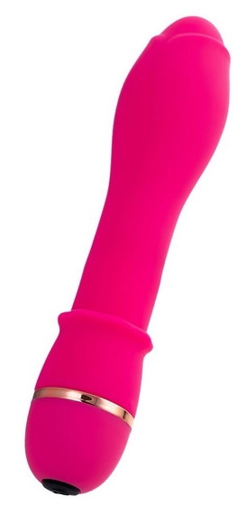 Ярко-розовый вибратор Toyfa March - 16,6 см. - фото, цены