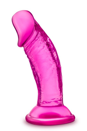 Розовый анальный фаллоимитатор Sweet N Small 4 Inch Dildo - 11,4 см. - фото, цены