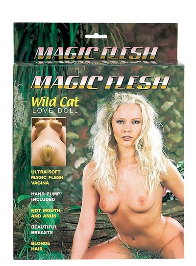 Эротическая кукла с тремя тоннелями любви Magic Flesh Wild Cat Love Doll - фото, цены