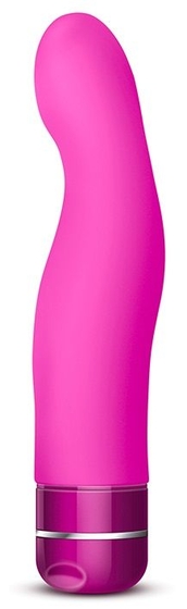 Ярко-розовый вибромассажер Gio - 20,3 см. - фото, цены