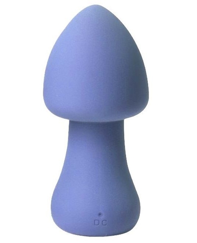 Голубой перезаряжаемый клиторальный стимулятор-грибочек Parasol Mushroom - фото, цены
