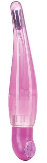 Розовый вибромассажёр Perfect Curve - 16 см. - фото, цены