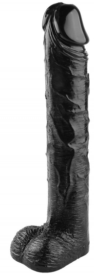 Черный фаллоимитатор-гигант - 51 см. - фото, цены
