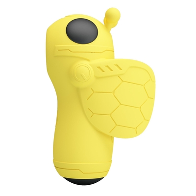 Желтый вакуумный стимулятор-пчелка Magic Bee - фото, цены