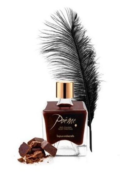 Краска для тела Poême Dark Chocolate с ароматом шоколада - 50 гр. - фото, цены