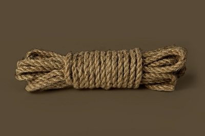 Пеньковая верёвка для бондажа Shibari Rope - 10 м. - фото, цены