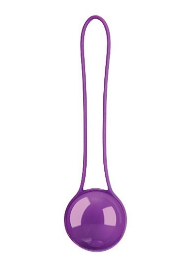 Фиолетовый вагинальный шарик Pleasure Ball Deluxe - фото, цены
