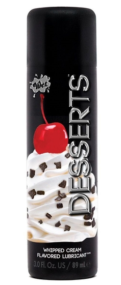Лубрикант Wet Desserts Whipped Cream с ароматом взбитых сливок - 89 мл. - фото, цены