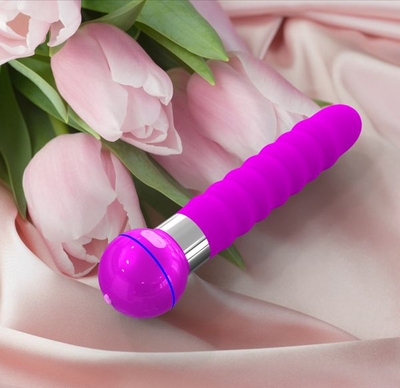Розовый волнообразный вибромассажёр Touch - 20,5 см. - фото, цены