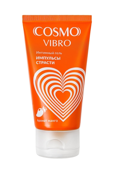 Возбуждающий интимный гель Cosmo Vibro с ароматом манго - 50 гр. - фото, цены