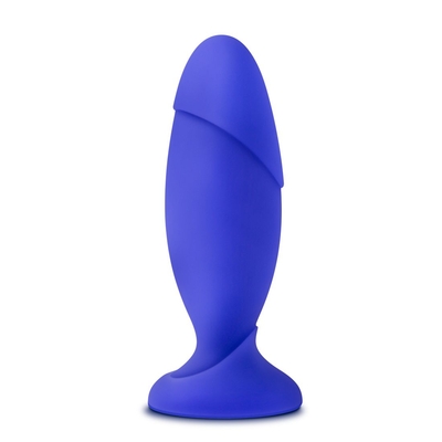Синяя пробка-фаллос Performance Rocket Plug - 17,8 см. - фото, цены