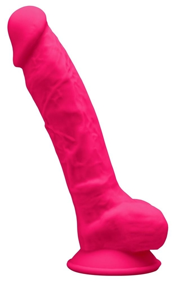 Розовый фаллоимитатор-реалистик Premium Dildo 7 Model 1 Premium - 17,5 см. - фото, цены