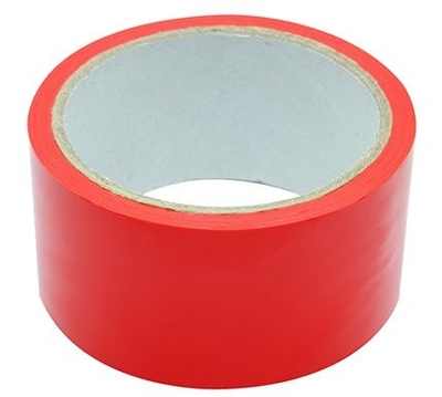 Красная липкая лента Bondage Tape - 18 м. - фото, цены