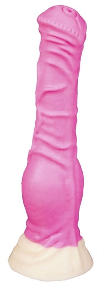 Розовый фаллоимитатор Пони small - 20,5 см. - фото, цены